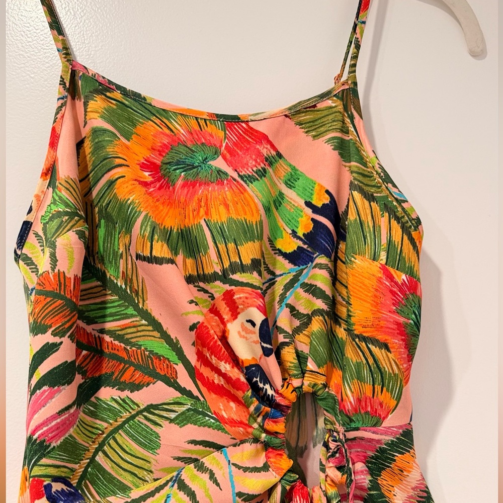 FARM Rio Summer Dress with Tropical Print - Picture 6 of 12